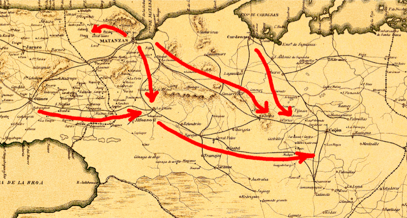 carte des axes ferroviaires